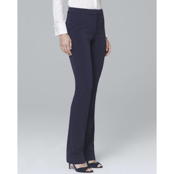 White House Black Market Pants - White House Black Market Essential The Slim Pants Navy Blue Women's 12 H13943